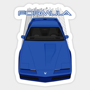 Pontiac Firebird Formula 3rdgen - Dark Blue Sticker